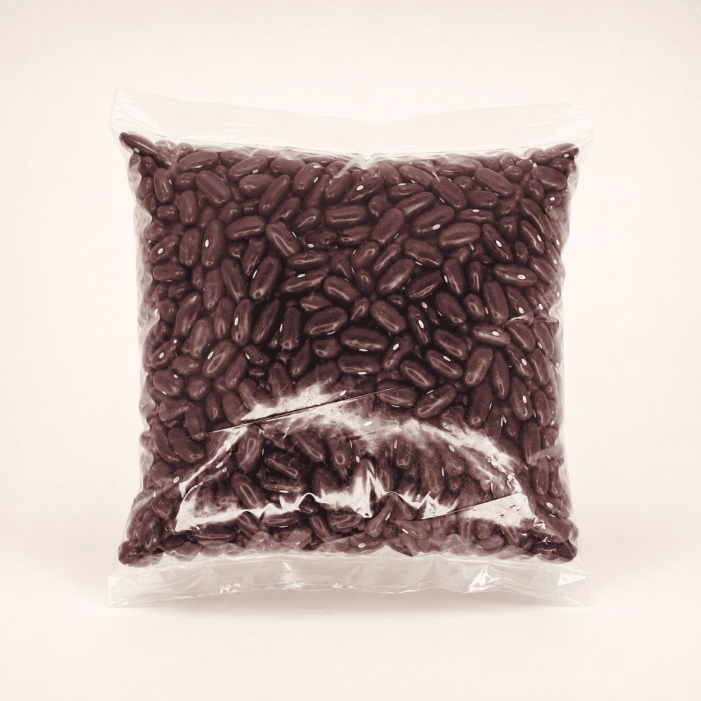 Red Lobia (لال لوبیا) whole red beans in transparent package